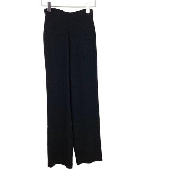 BABATON ARITZIA BLACK WIDE LEG HIGH WAIST PANTS S - Picture 6 of 9